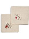 Servilleta tela navideña NELLIKE 40x40cm natural 2 u/pack Servilleta tela navideña NELLIKE 40x40cm natural 2 u/pack
