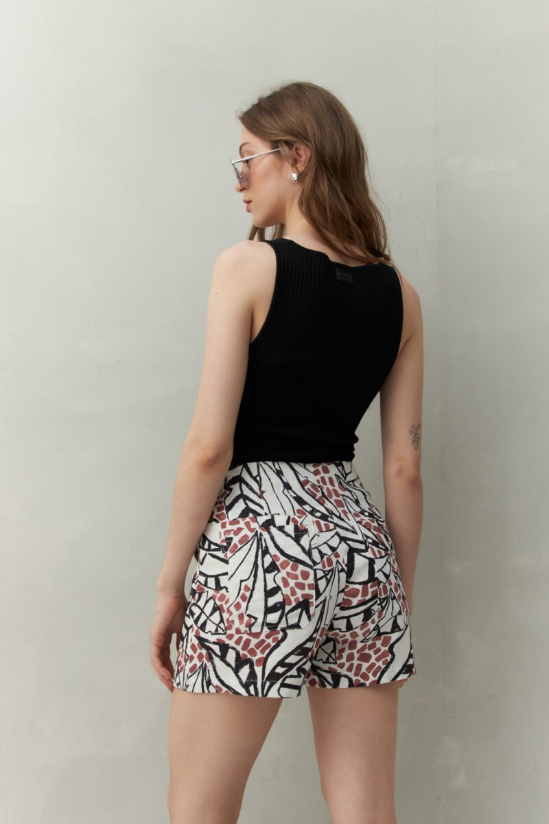 SHORT NILS PRINT Crudo