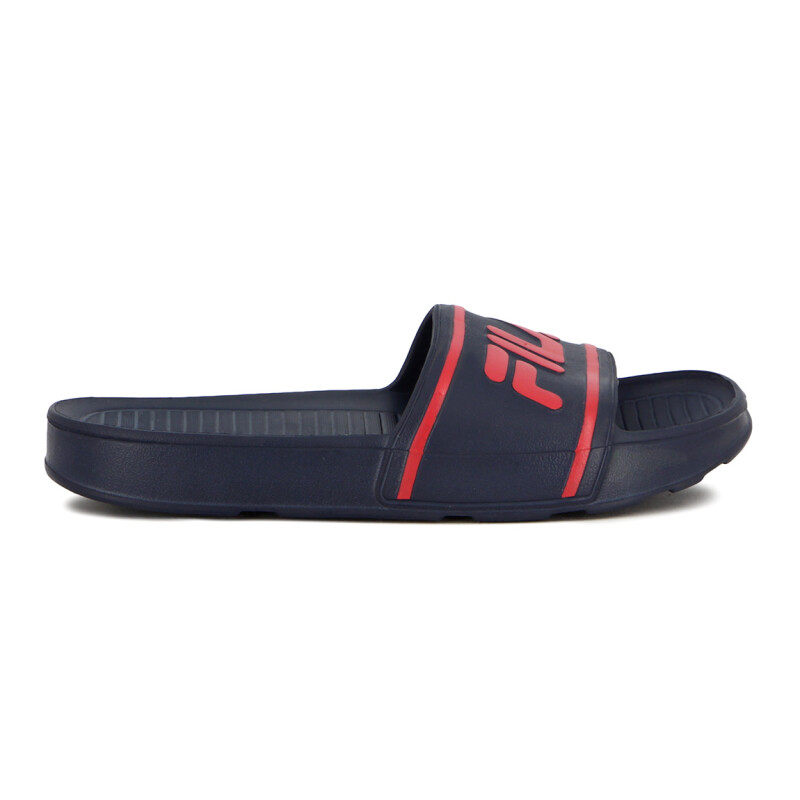 Chancletas Hombre Fila Sleek Slide Marino-rojo