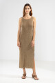 ELI LUREX DRESS Camel