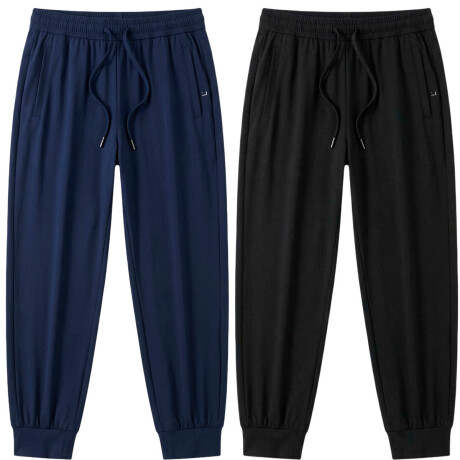 Set X2 Pantalón Deportivo Holgado Bolsillo C/Cierre Multicolor