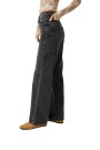 TINSLEY BAGGY HIGH RISE Negro