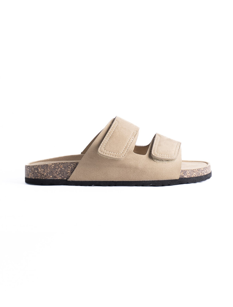 Sandalia Cuero Marruecos Beige