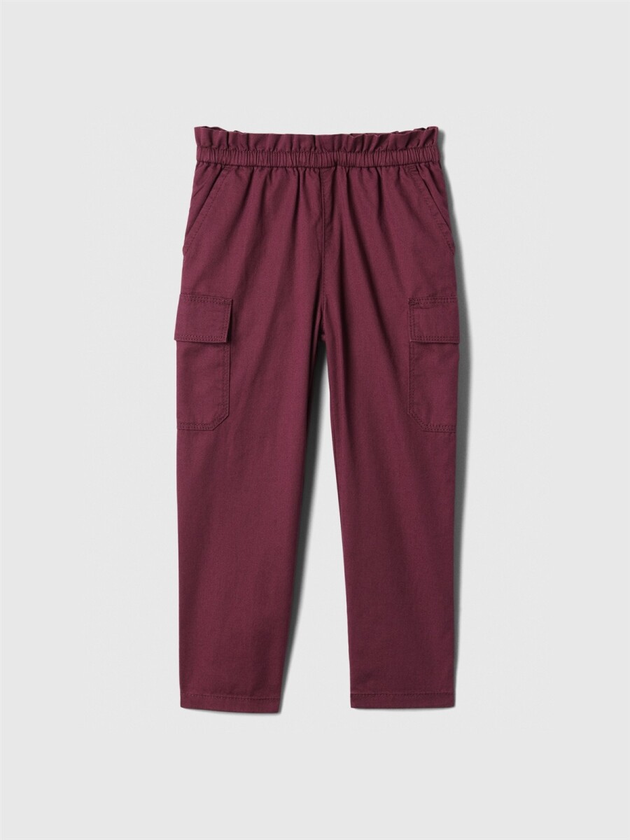 Pantalón Cargo Toddler Niña - Plum Pudding 