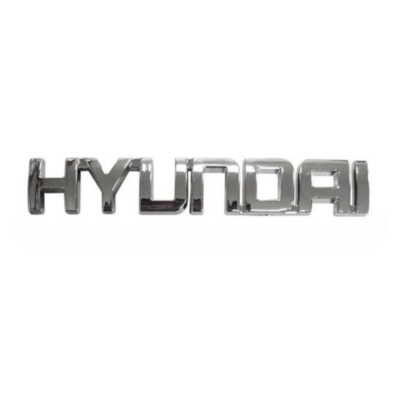 EMBLEMA "HYUNDAI" CROMADO Emblema "hyundai" Cromado