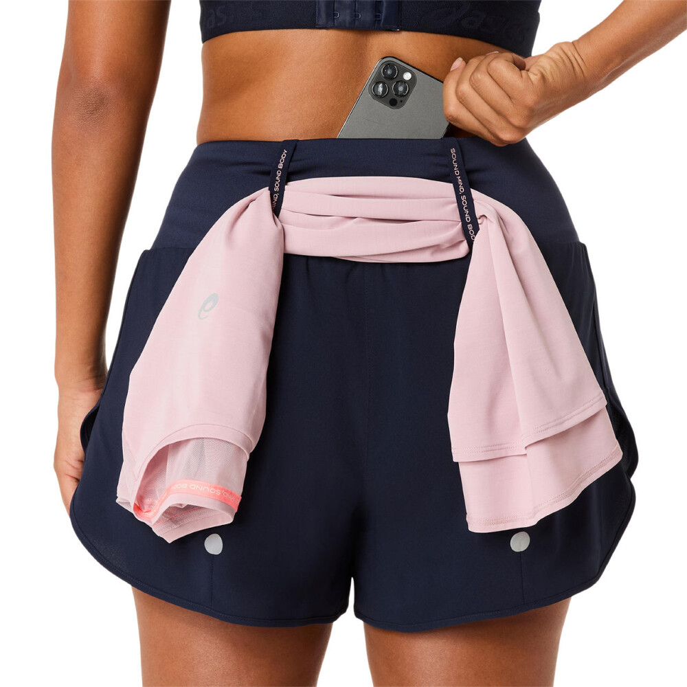 Short Running Road 3.5In Mujer Midnight