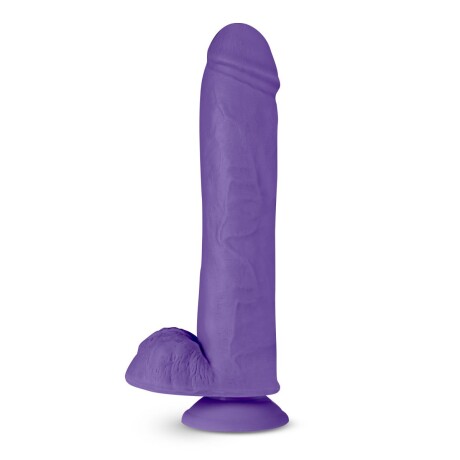 Dildo Realístico Doble Densidad Au Naturel Big John Violeta