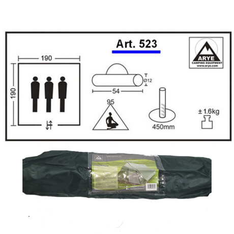 Combo Carpa 3/4 Personas + Colchón 2 plazas + Inflador Combo Carpa 3/4 Personas + Colchón 2 plazas + Inflador