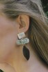 Leaf Earrings Plateado