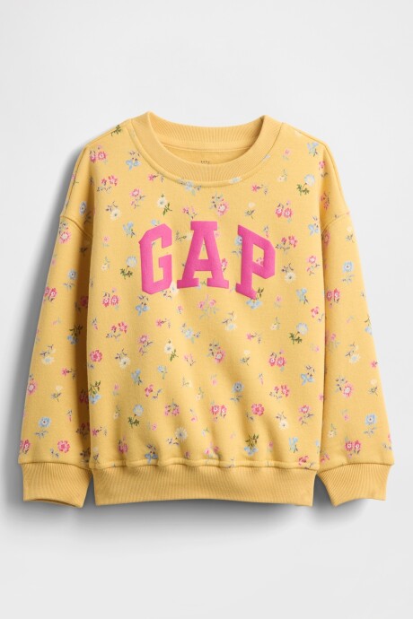 Buzo Deportivo Logo Gap Toddler Niña French Almond