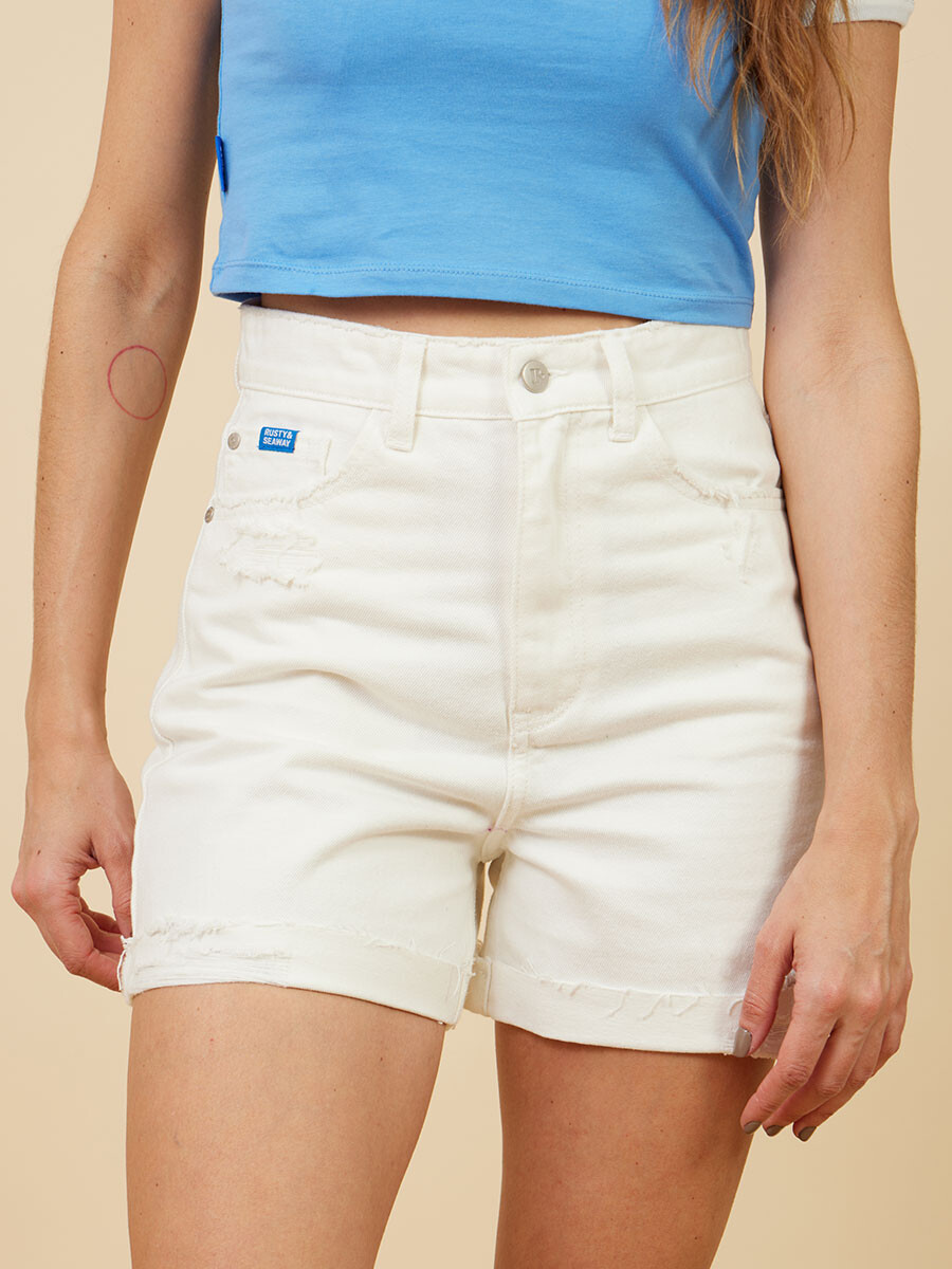 SHORT BLAU RUSTY - Blanco 
