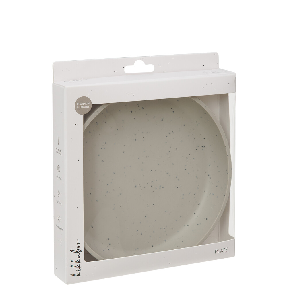 Plato Silicona Kikkaboo Beige