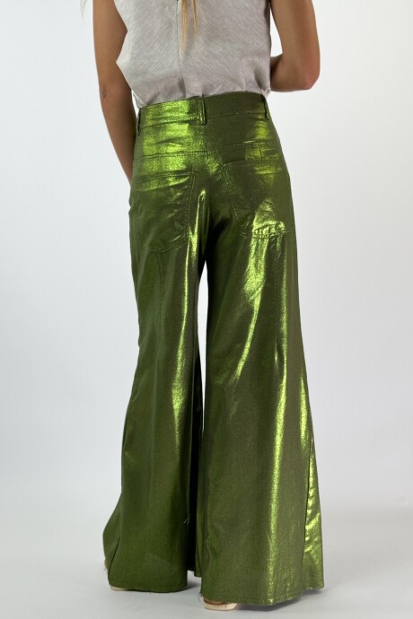 PANTALON JACINTO METALIZADO Verde