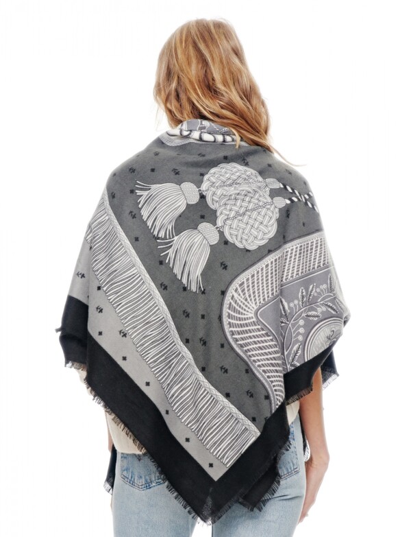 Pashmina Print GRIS/MULTI