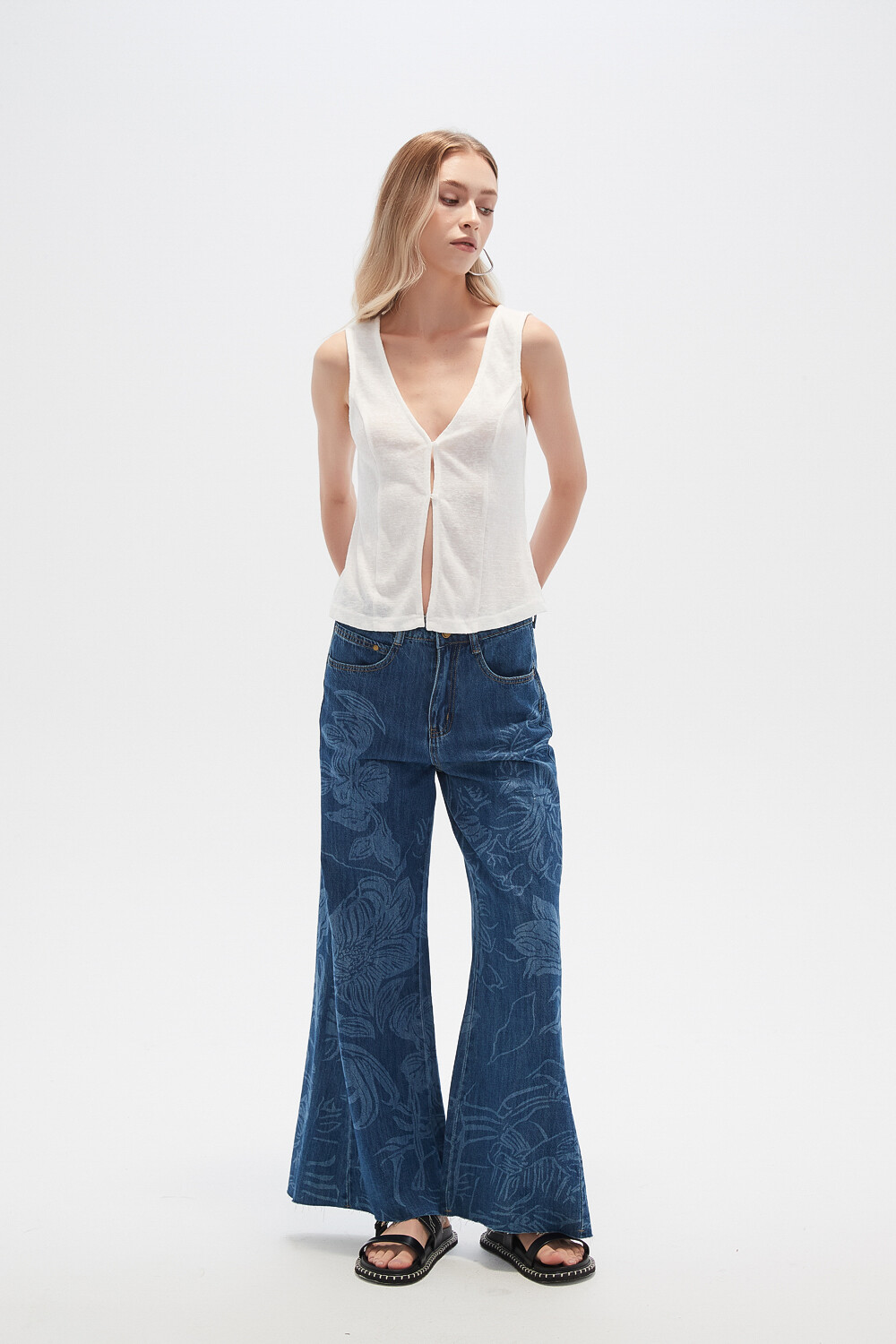 Pantalon Pinto Estampado 1