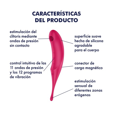 Satisfyer Twirling Pro Air Pulse Vibrador 2en1 Satisfyer Twirling Pro Air Pulse Vibrador 2en1