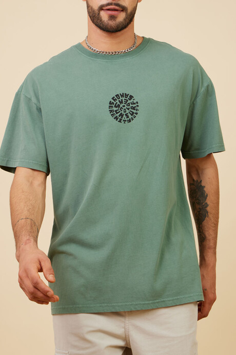 T-SHIRT GAIMAN RUSTY Verde Oscuro