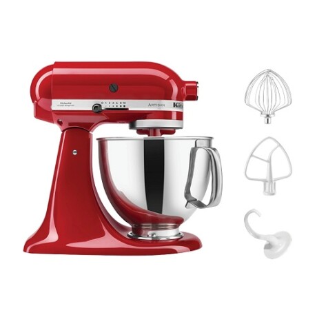 Batidora Planetaria Artisan 4.8 litros Roja KitchenAid Batidora Planetaria Artisan 4.8 litros Roja KitchenAid