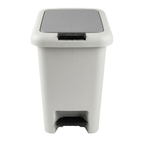 BASURERO PLAST BLANCO C/PEDAL 45L Unica