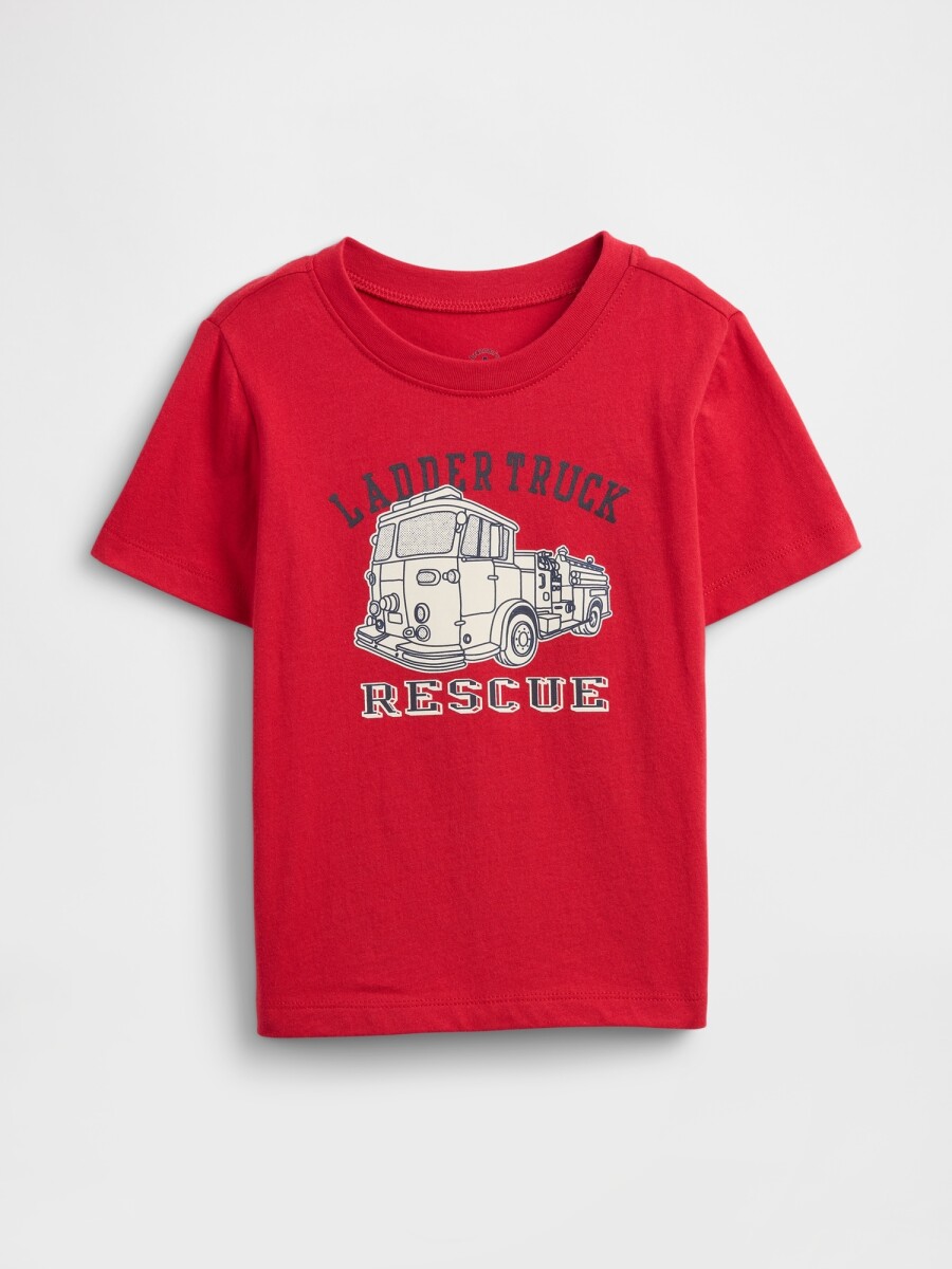 Remera Gràfico Toddler Niño - Modern Red 