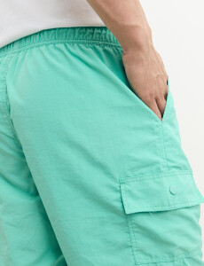 450402 SHORT HARRINGTON LABEL Verde Agua