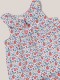 Vestido De Flores Gris