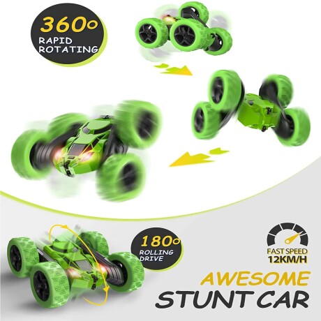 Auto Acrobático Stunt 360 a Control Remoto CELESTE