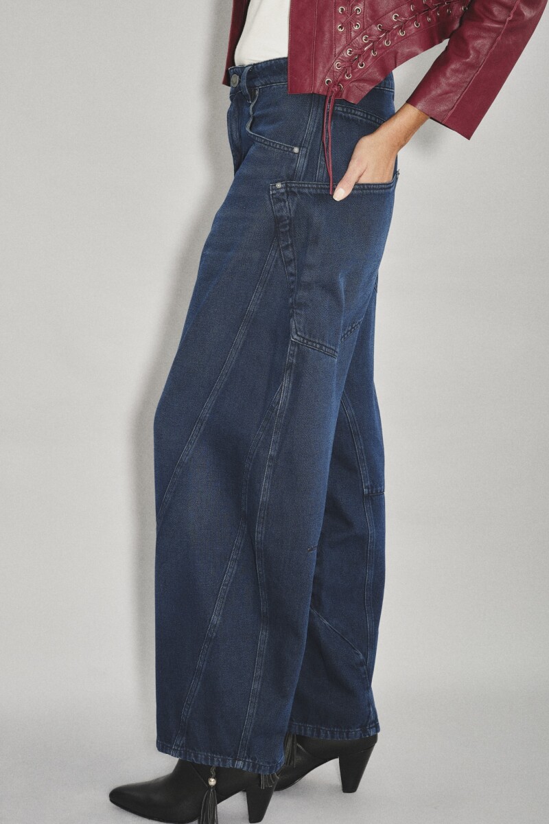 Jean Barrel Lux Azul