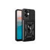 Protector para Oppo A79 con cubre cámara y anillo negro Protector Para Oppo A79 Con Cubre Cámara Y Anillo Negro