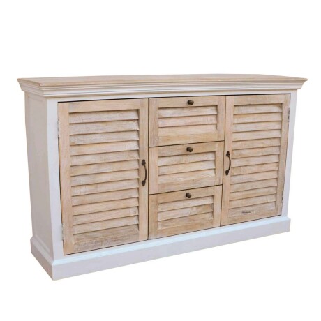 APARADOR 2P 3C MADERA-DE-MANGO NATURAL-BEIGE COSTA
