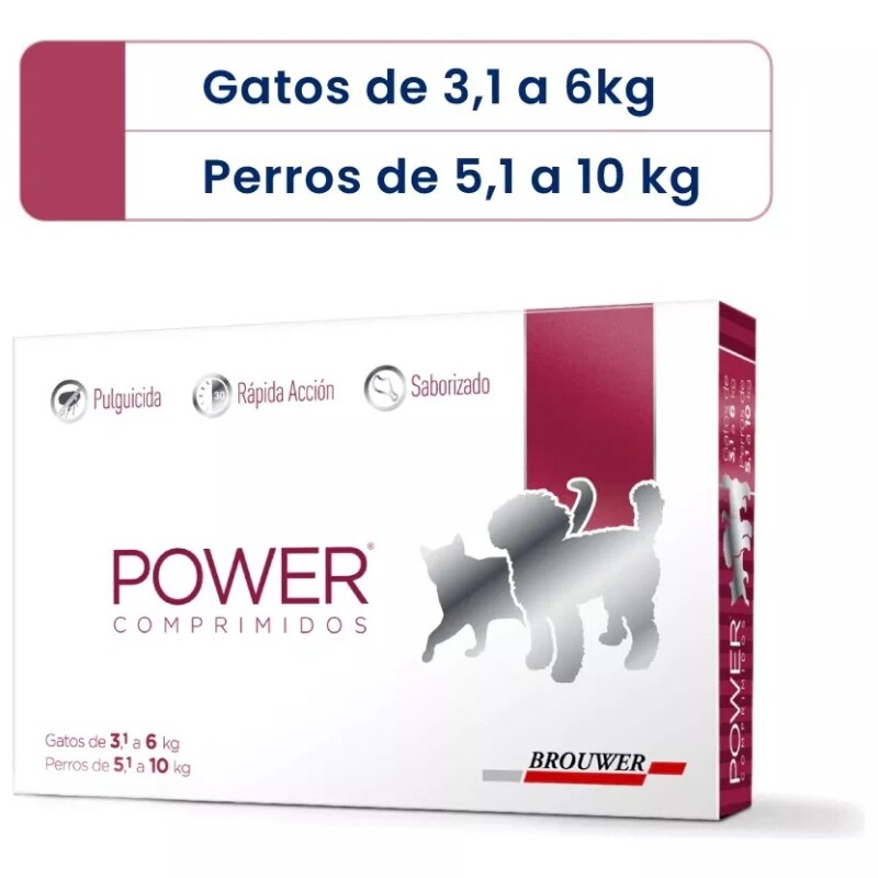 PASTILLA ANTIPULGAS POWER PARA GATOS Y PERROS PASTILLA ANTIPULGAS POWER PARA GATOS Y PERROS