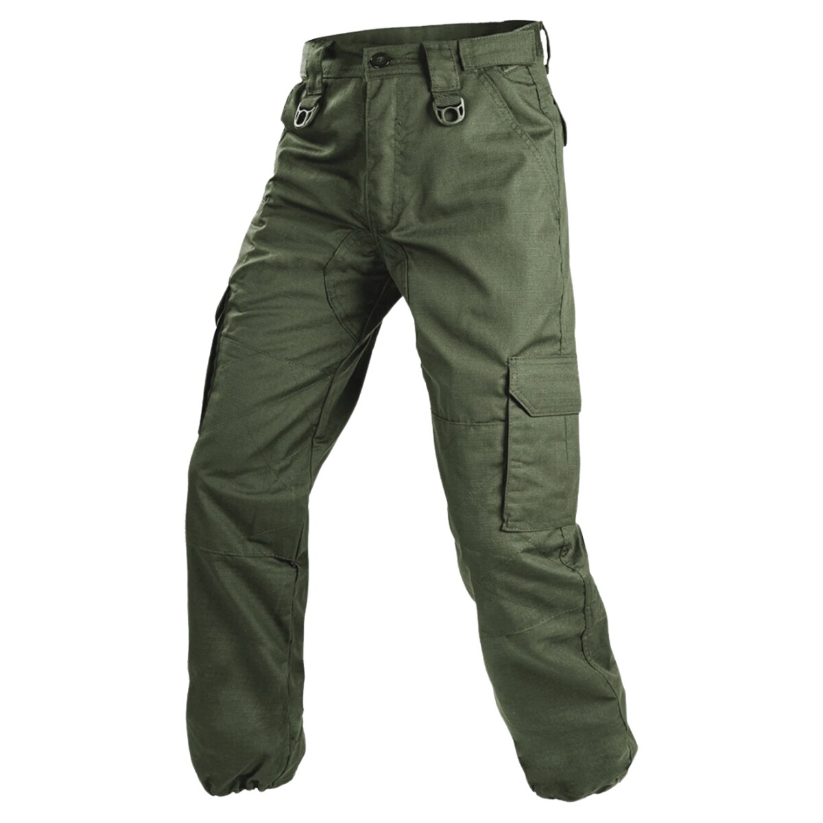 Pantalón táctico 7 bolsillos con puño ajustable - Verde 