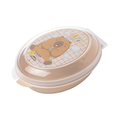 Jabonera Plástica Infantil Carpincho 180 ml U