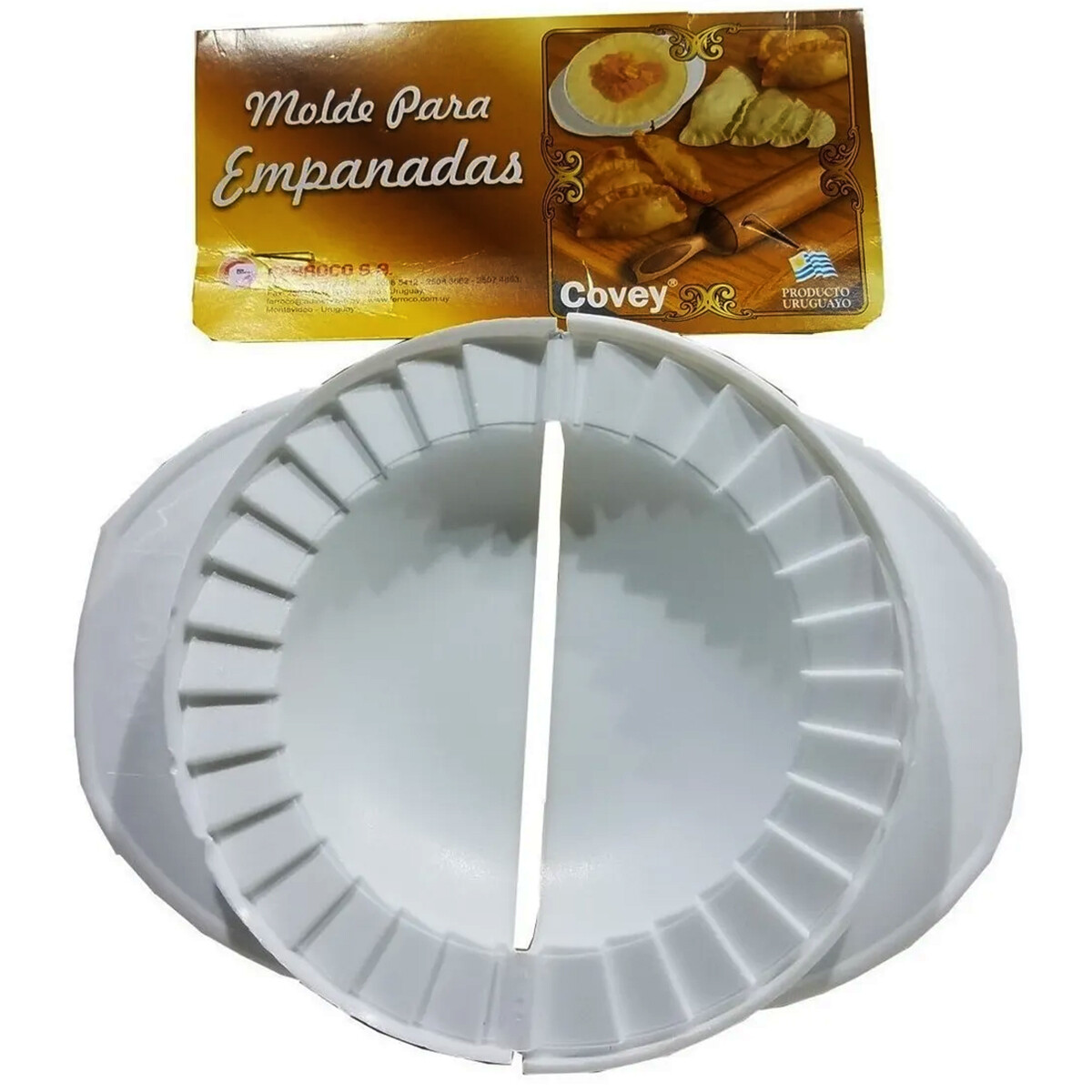 Molde para empanadas Jumbo - BLANCO 