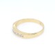 Anillo en oro 18k amarillo y brillantes Anillo en oro 18k amarillo y brillantes