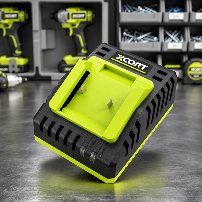 XCORT CARGADOR RAPIDO BATERIAS LI-ION 21V 2.0MAH Xcort Cargador Rapido Baterias Li-ion 21v 2.0mah