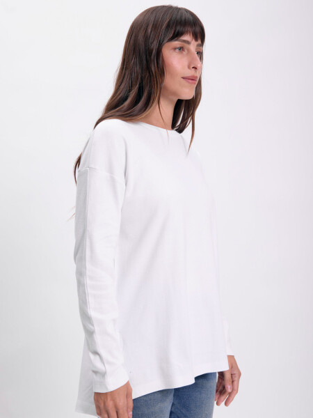 Remera básica Crudo