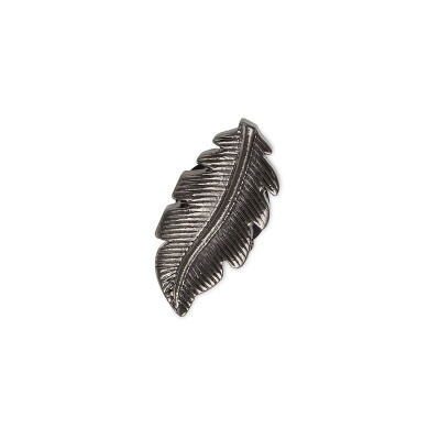 Jibbitz™ Charm Black Feather Negro