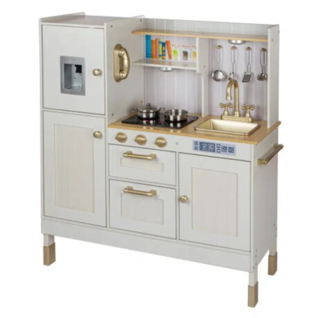Juego Infantil de Cocina Madera Blanca