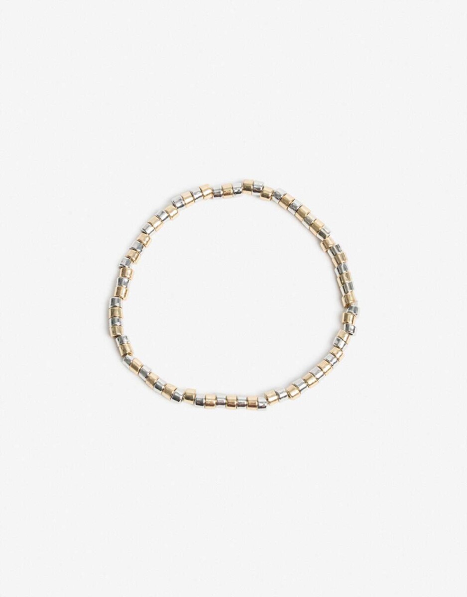 Pulsera Elástica Metal - Dorado 