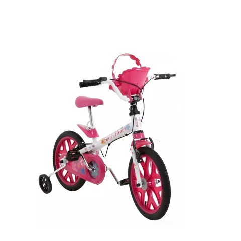 Bicicleta Bandeirante Sweet Flower Pro Aro 16" Modelo 3077 Bicicleta Bandeirante Sweet Flower Pro Aro 16" Modelo 3077