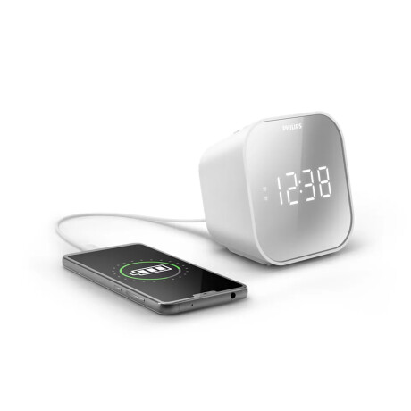 Radio Reloj Philips Tar4406 Cargador Usb Fm 001
