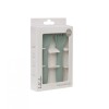 Set x2 cubiertos silicona KIKKABOO verde