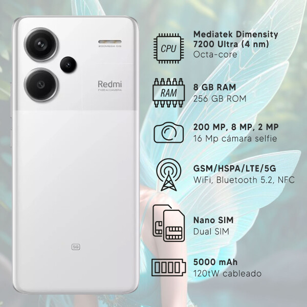 Xiaomi Redmi Note 13 Pro Plus 8/256 Gb 5g BLANCO