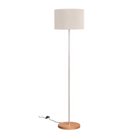 VELADOR DE PIE SLIM E27 CASTAÑO D38CM VELADOR DE PIE SLIM E27 CASTAÑO D38CM