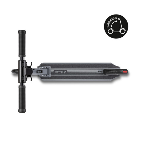 Monopatín Micro Sprite Plegable con Suspensión Ajustable con 2 Ruedas GRIS