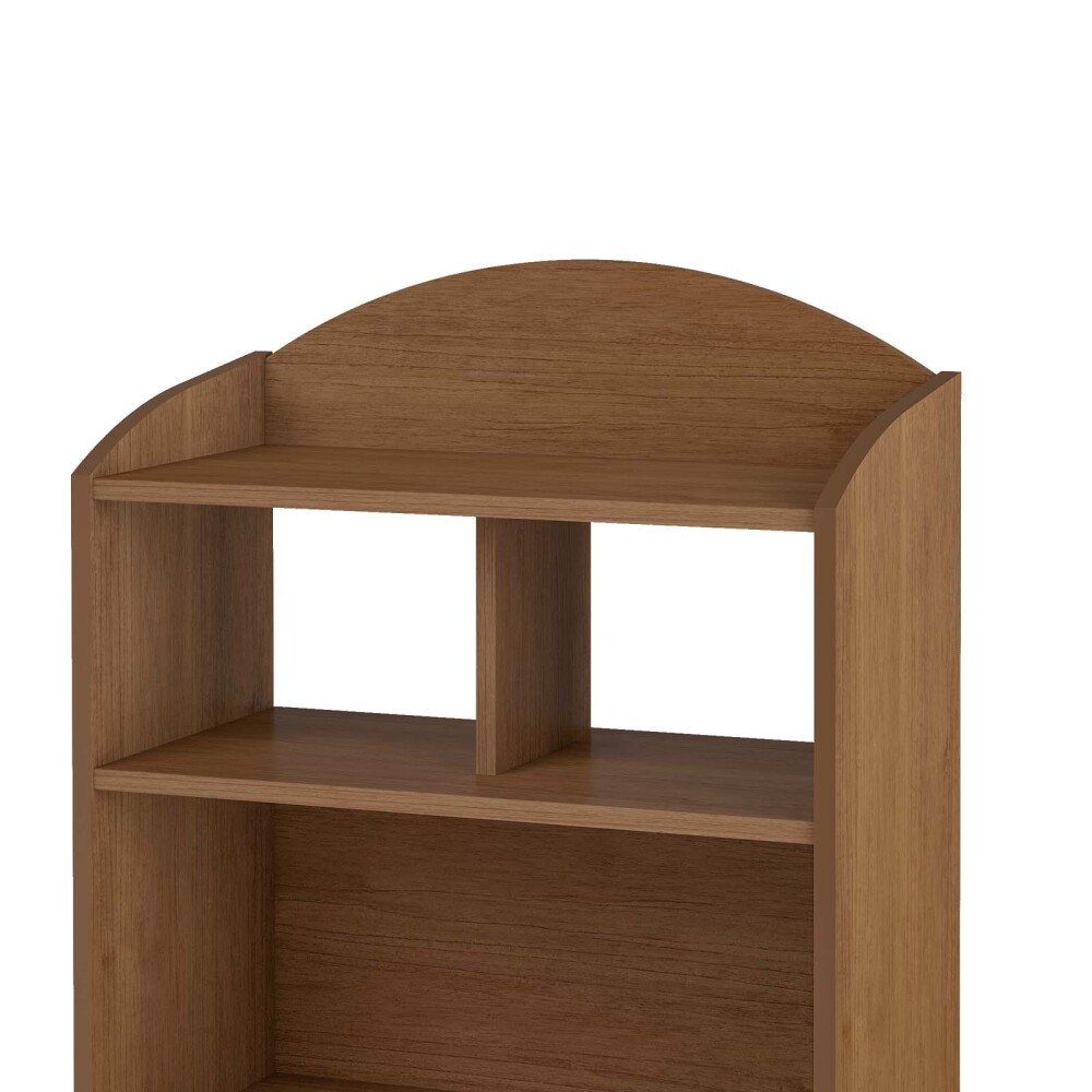 BIBLIOTECA MDF-Y-MDP MARRON ARCO