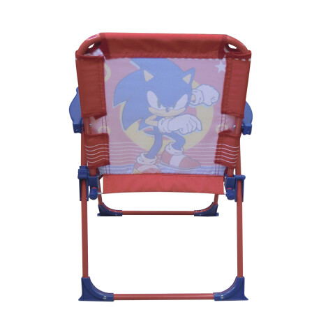 Silla Playa Infantil Sonic Plegable Con Seguro ROJO