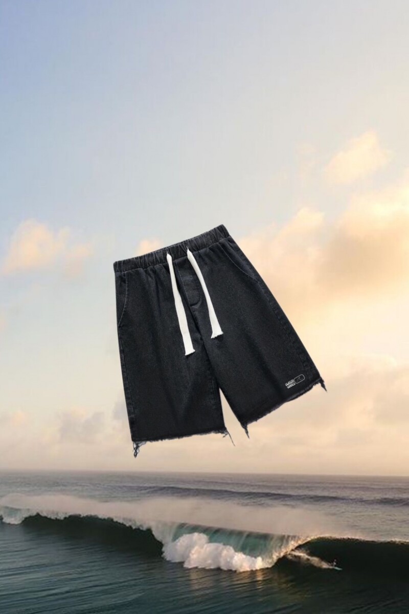 BERMUDA DENIM / Black U
