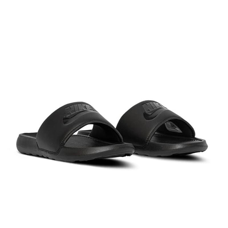 Ojotas Nike Victori One Slide Wolf de Hombre - CN9675-003 Negro